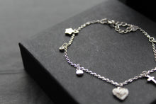 Load image into Gallery viewer, Silver Charm Bracelet