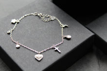 Load image into Gallery viewer, Silver Charm Bracelet