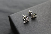 Load image into Gallery viewer, Silver Swift CZ Studs