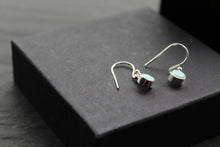 Load image into Gallery viewer, Small White Opal Round Earrings