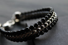 Load image into Gallery viewer, Stainless Steel Bracelet with Green Tiger's Eye Beads