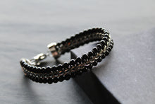 Load image into Gallery viewer, Stainless Steel Bracelet with Green Tiger's Eye Beads