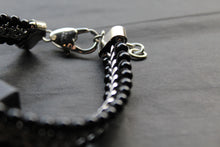 Load image into Gallery viewer, Stainless Steel Bracelet with Green Tiger's Eye Beads