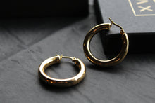 Load image into Gallery viewer, Stainless Steel Large Hoops with 18ct Gold PVD