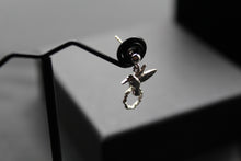Load image into Gallery viewer, Studs of Hope - Silver Hummingbird Stud