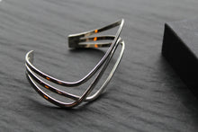 Load image into Gallery viewer, Twister Silver Cuff