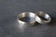 Load image into Gallery viewer, Welsh Silver Love Ring