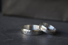 Load image into Gallery viewer, Welsh Silver Love Ring