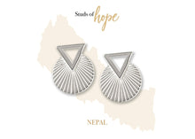 Load image into Gallery viewer, Studs of Hope - Art Deco Stud Earrings