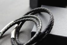 Load image into Gallery viewer, Double Band Thin Leather Bracelet