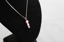 Load image into Gallery viewer, Pink Opal Trio Necklace