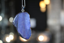 Load image into Gallery viewer, Purple Agate Crystal Long Length Necklace