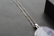 Load image into Gallery viewer, Purple Agate Crystal Long Length Necklace