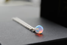 Load image into Gallery viewer, Sea Opal on Silver Chunky Chain