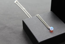 Load image into Gallery viewer, Sea Opal on Silver Chunky Chain