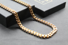 Load image into Gallery viewer, Steel Curb Chain with Yellow Gold Ion Plating