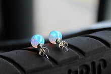 Load image into Gallery viewer, Iridescent Sea Opal Studs