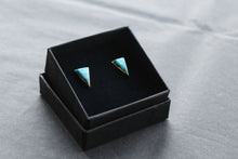 Load image into Gallery viewer, Triangle Turquoise Studs