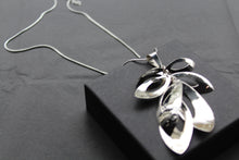Load image into Gallery viewer, Tumbling Leaves Silver Pendant with 18-20" Chain