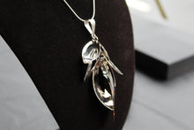 Load image into Gallery viewer, Tumbling Leaves Silver Pendant with 18-20" Chain