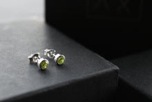 Load image into Gallery viewer, Yellow Topaz Silver Studs