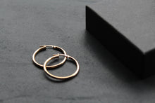 Load image into Gallery viewer, 30mm Vermeil Creole Hoop
