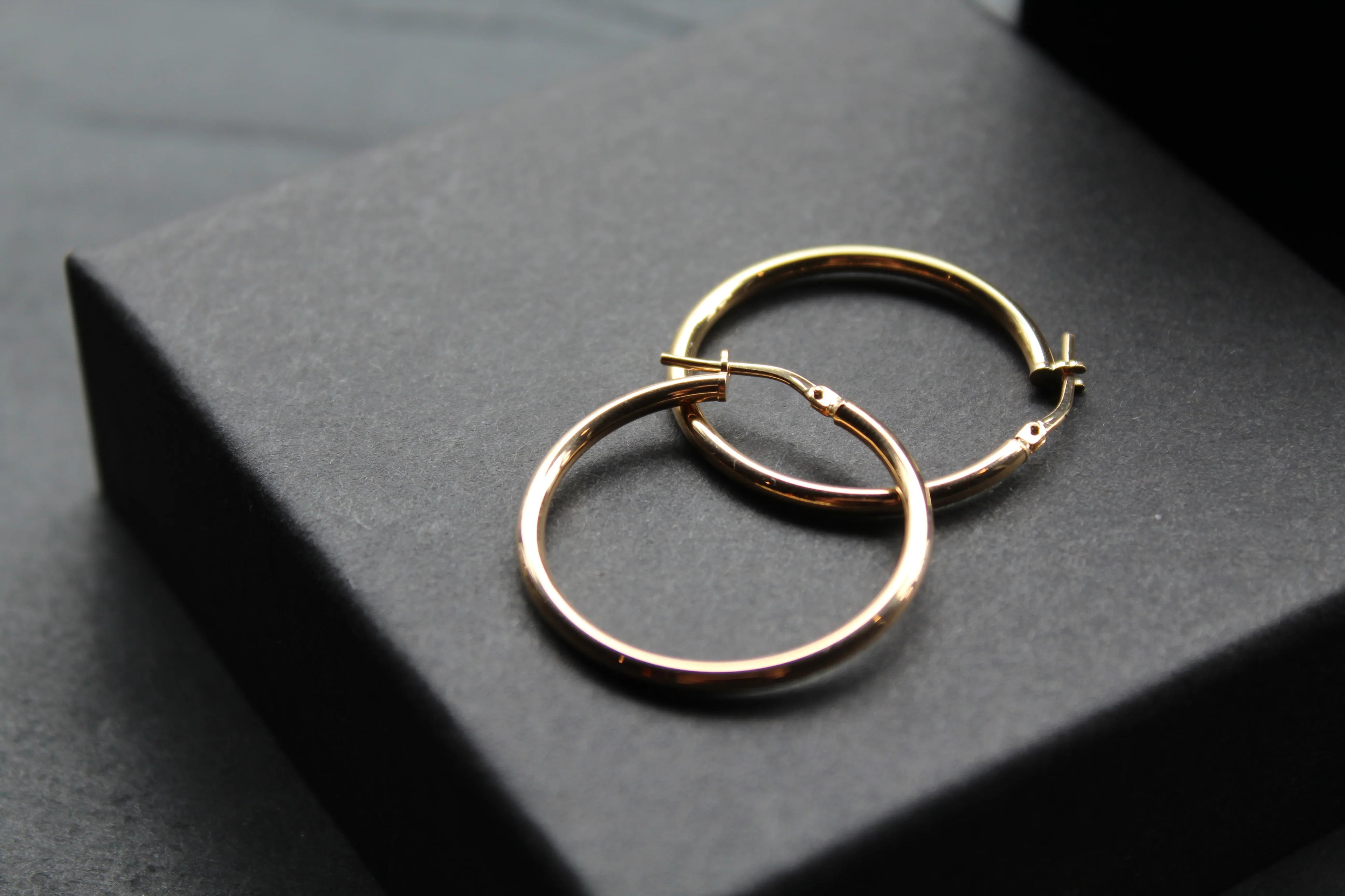 30mm Vermeil Creole Hoop - Swax Jewellery Barmouth