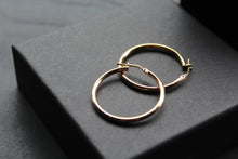 Load image into Gallery viewer, 30mm Vermeil Creole Hoop
