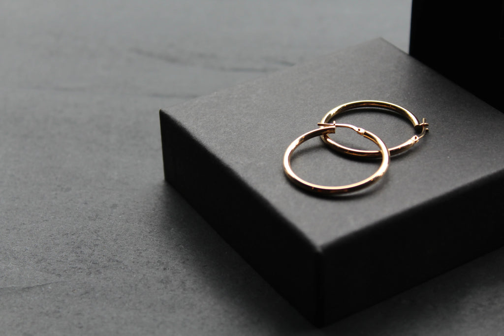 30mm Vermeil Creole Hoop - Swax Jewellery Barmouth