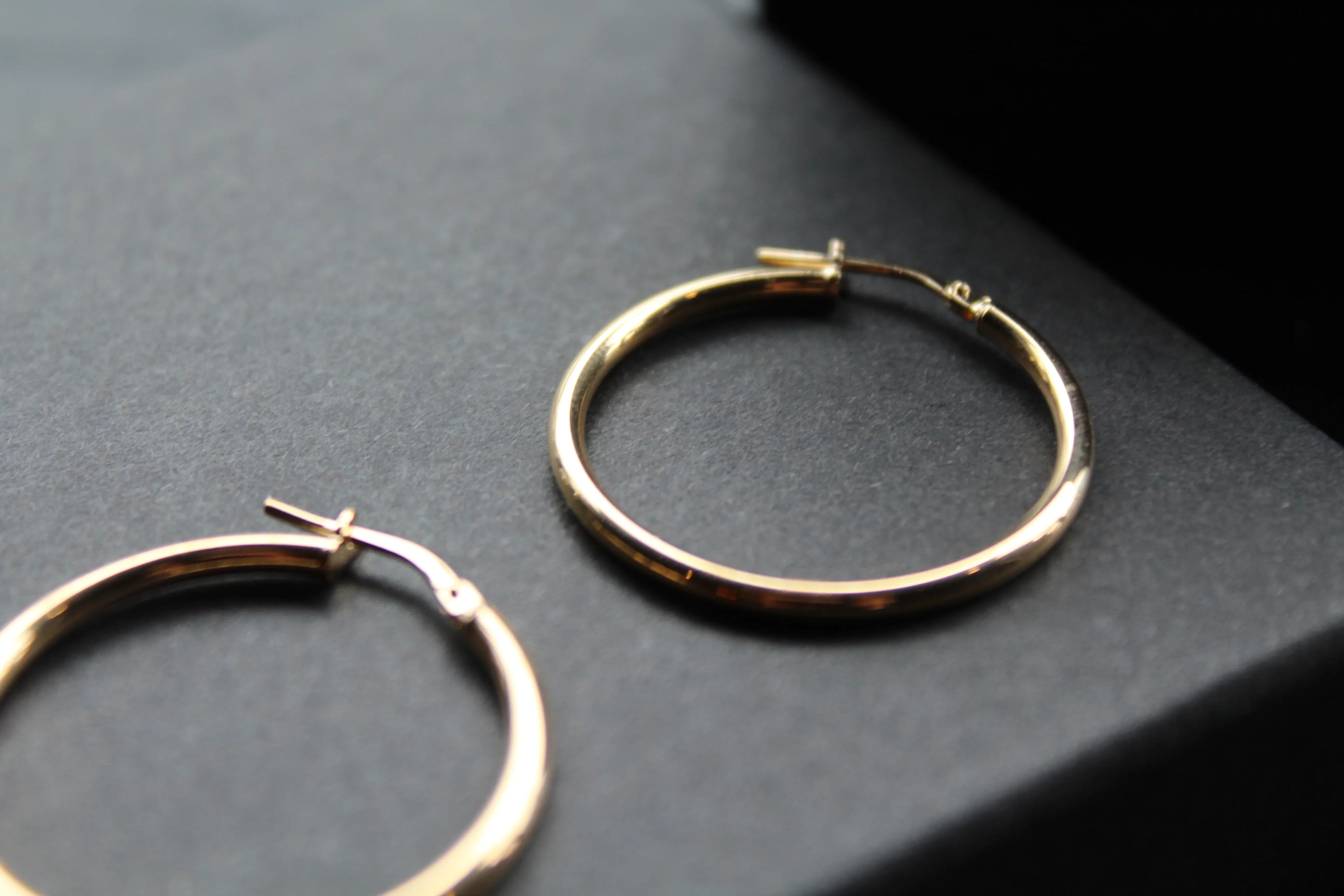 30mm Vermeil Creole Hoop - Swax Jewellery Barmouth