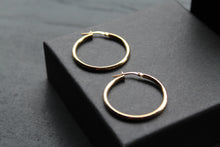 Load image into Gallery viewer, 30mm Vermeil Creole Hoop
