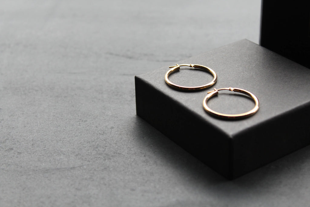 30mm Vermeil Creole Hoop - Swax Jewellery Barmouth