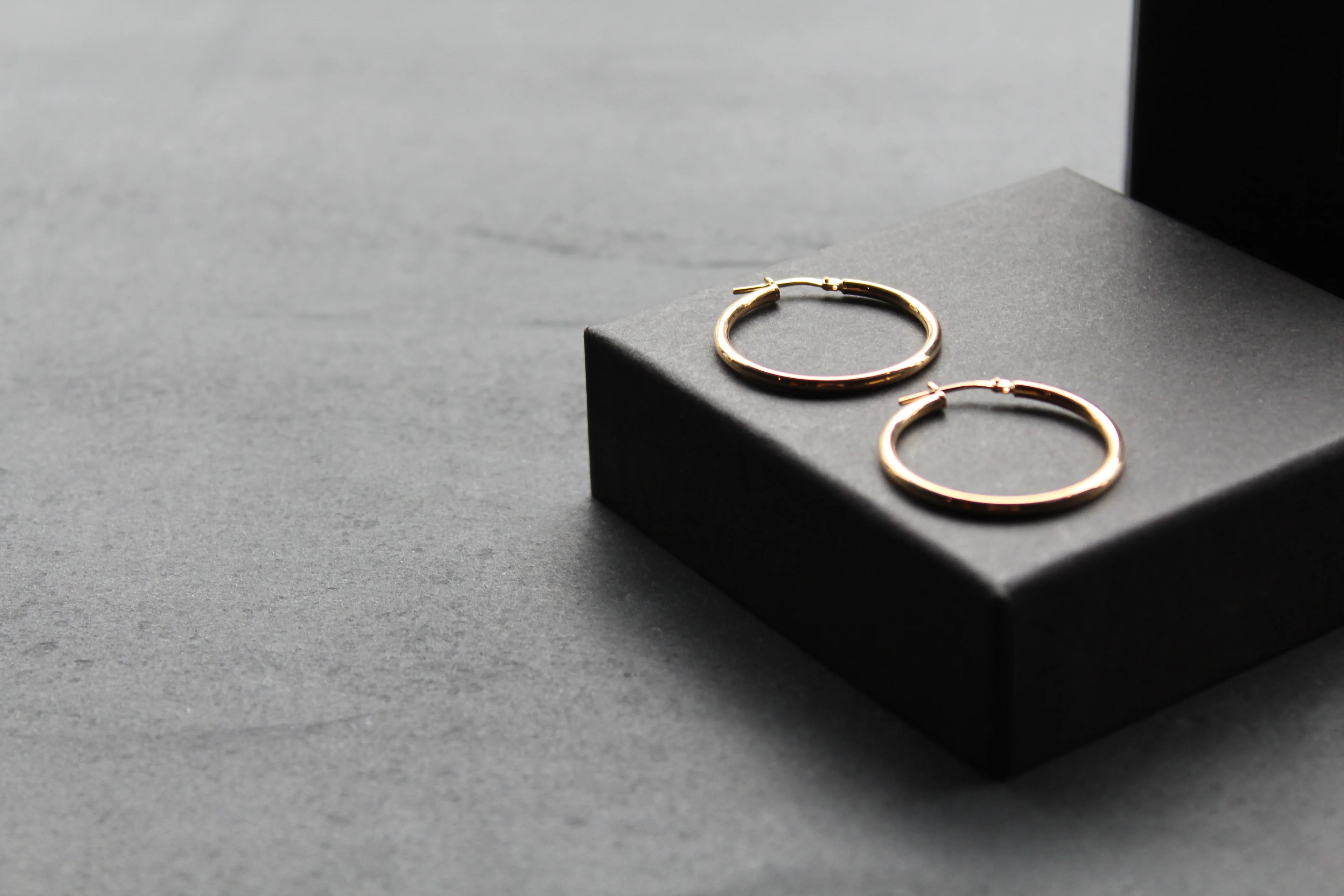 30mm Vermeil Creole Hoop - Swax Jewellery Barmouth