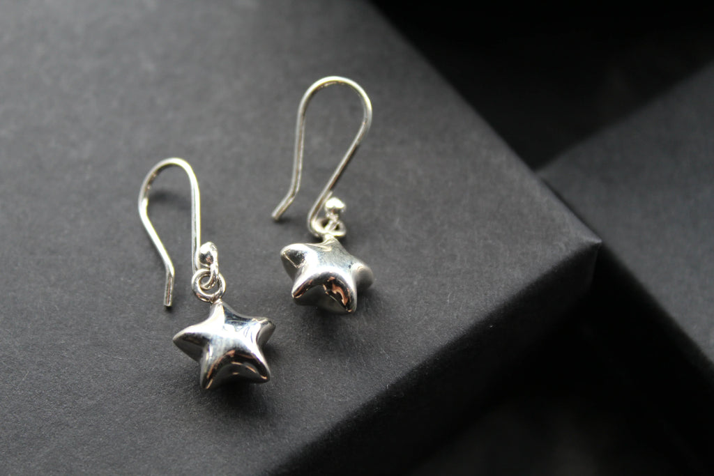 3D Star Drops - Swax Jewellery Barmouth