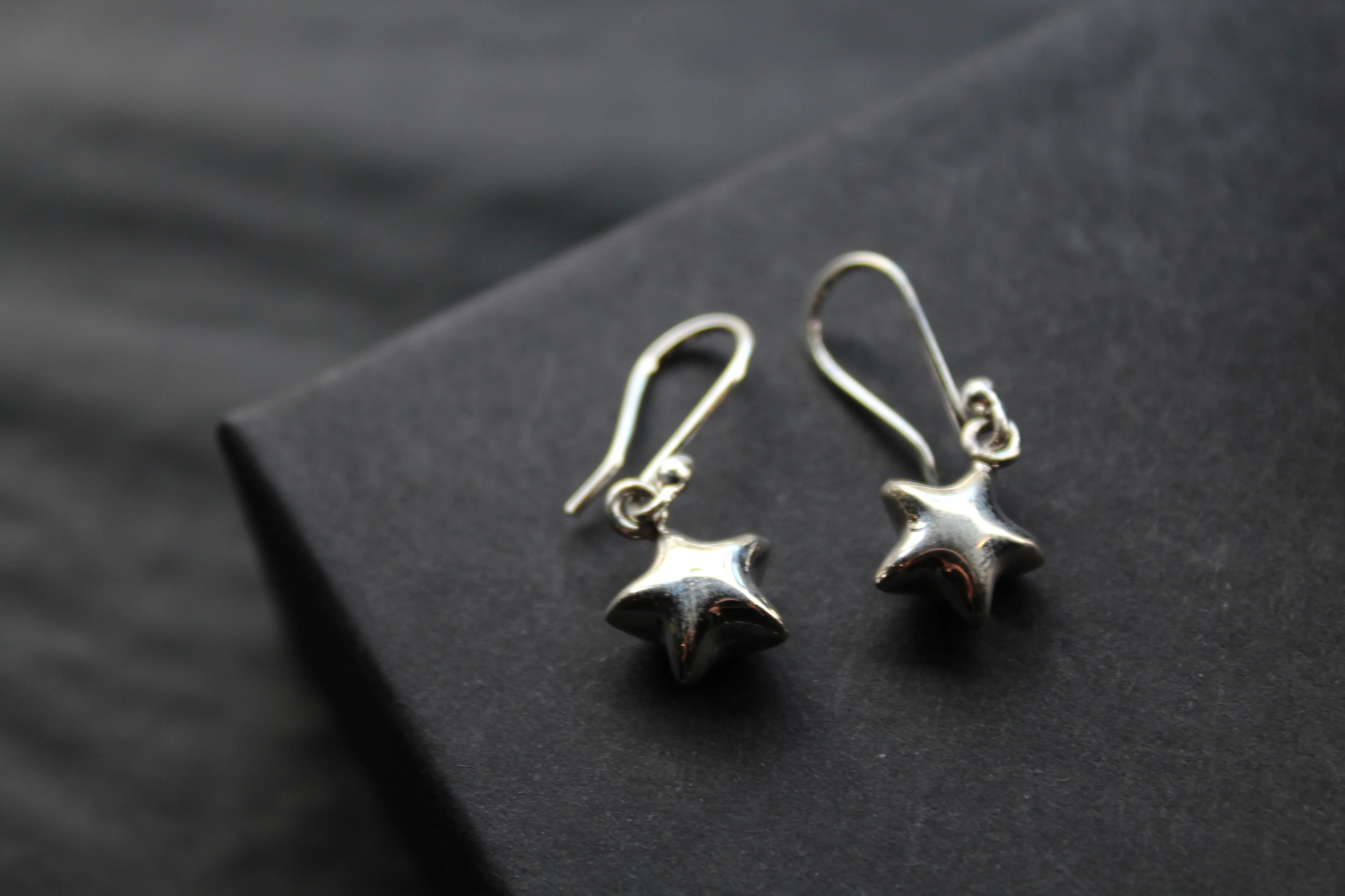 3D Star Drops - Swax Jewellery Barmouth