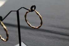 Load image into Gallery viewer, 9ct Gold 30mm Twist Creole Hoops
