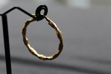 Load image into Gallery viewer, 9ct Gold 30mm Twist Creole Hoops
