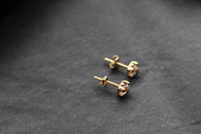 Load image into Gallery viewer, 9ct Gold Clear CZ Studs
