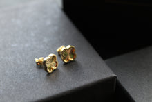 Load image into Gallery viewer, 9ct Yellow Gold Rainbow Petal Stud Earrings
