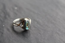 Load image into Gallery viewer, Abalone Oval Cab Ring
