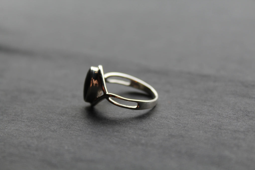 Abalone Oval Cab Ring - Swax Jewellery Barmouth