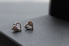 Load image into Gallery viewer, Angel Heart Studs
