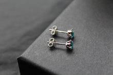 Load image into Gallery viewer, Aqua Austrian Crystal Studs
