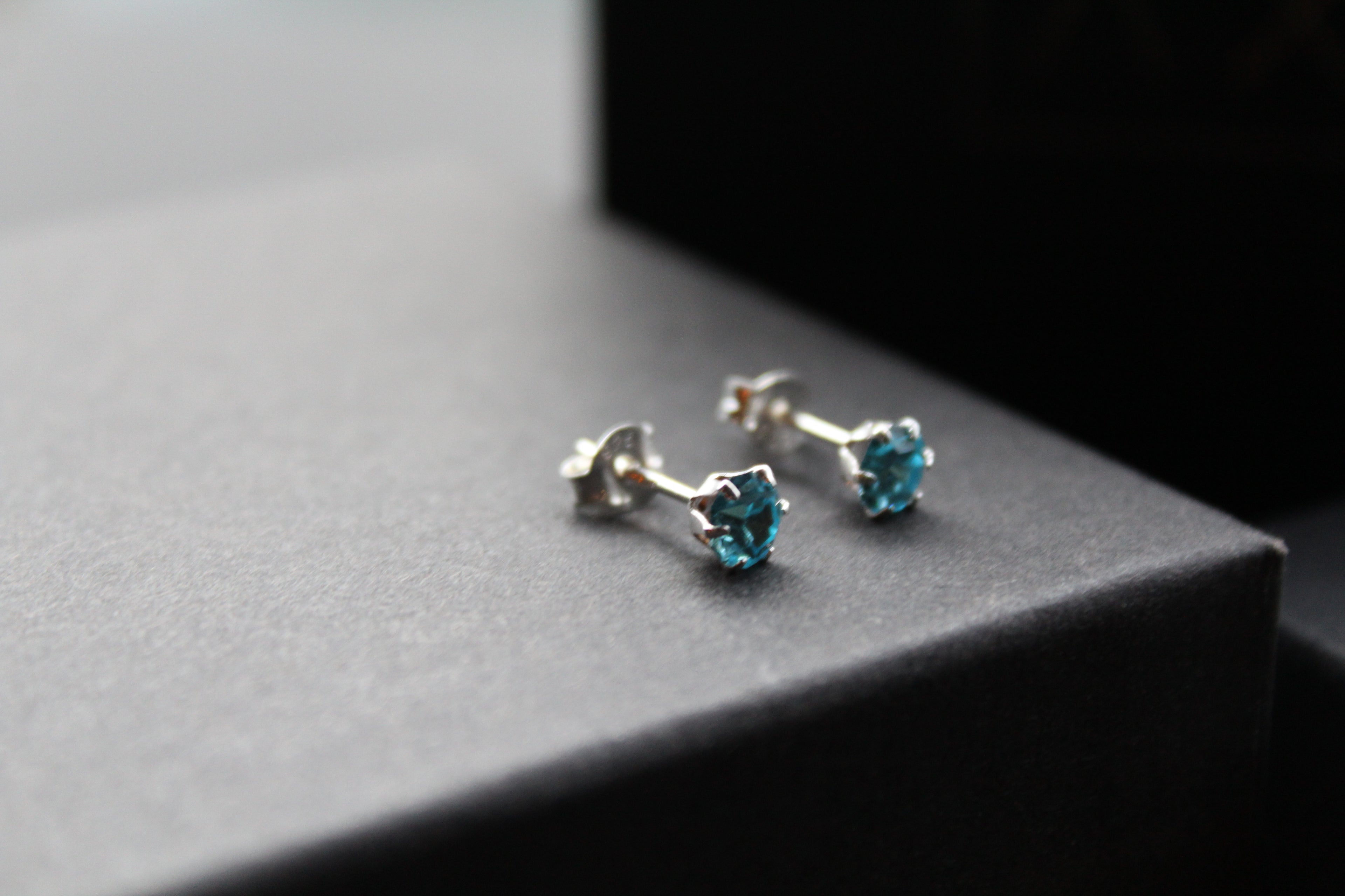 Aqua Austrian Crystal Studs