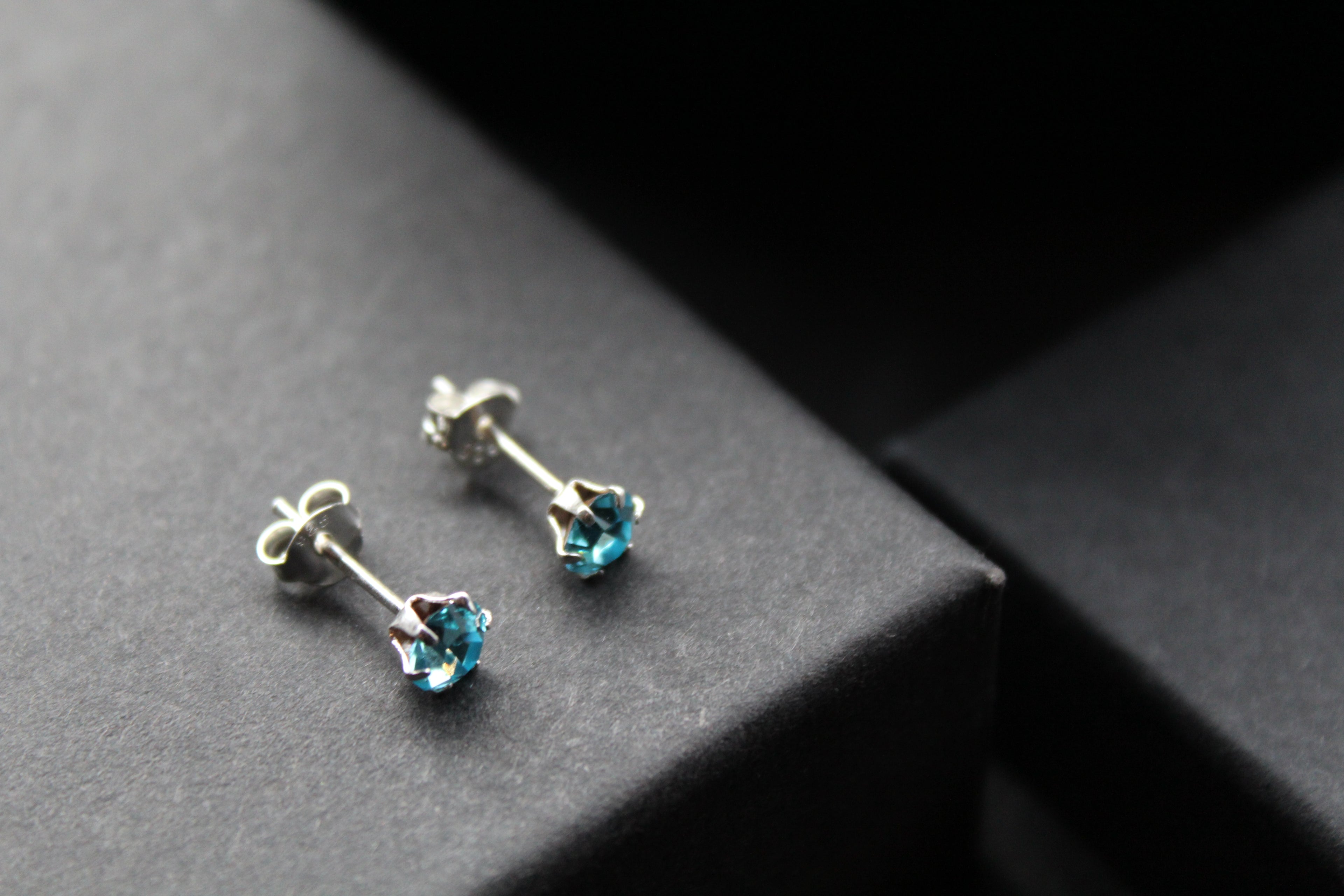 Aqua Austrian Crystal Studs