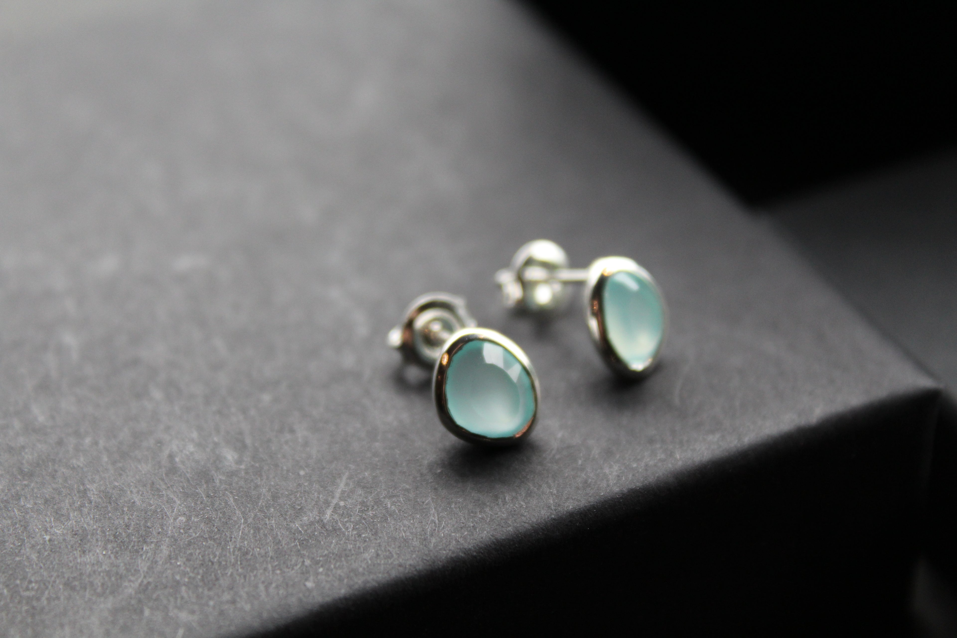 Aqua Paraiba Princess Studs