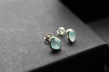 Load image into Gallery viewer, Aqua Paraiba Princess Studs
