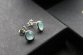Aqua Paraiba Princess Studs