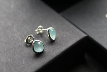 Load image into Gallery viewer, Aqua Paraiba Princess Studs
