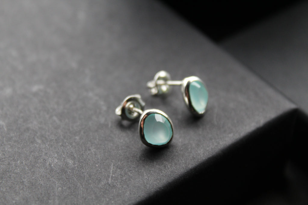 Aqua Paraiba Princess Studs